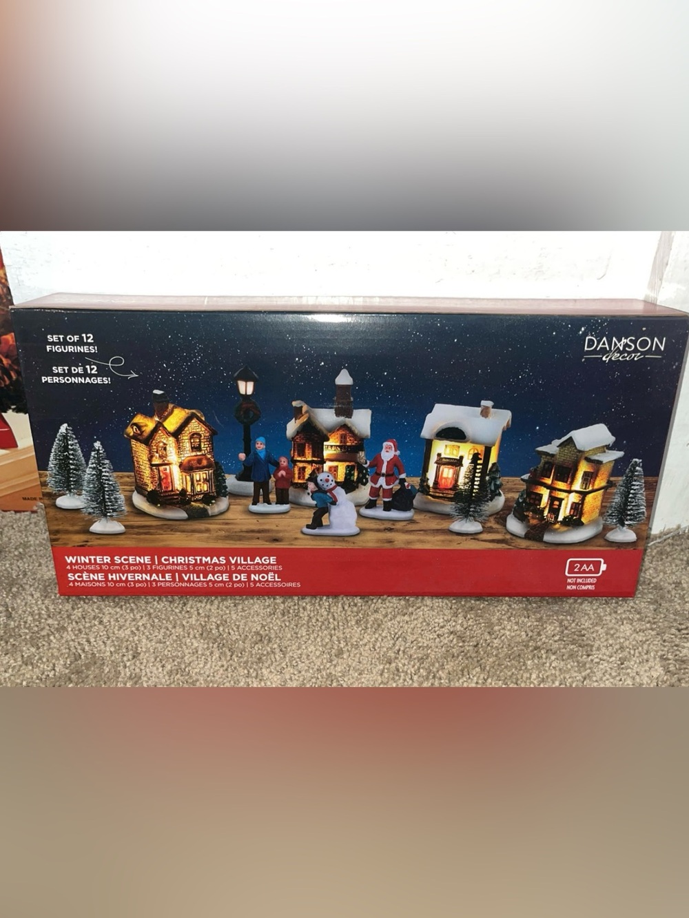 Christmas Village Figurine Set